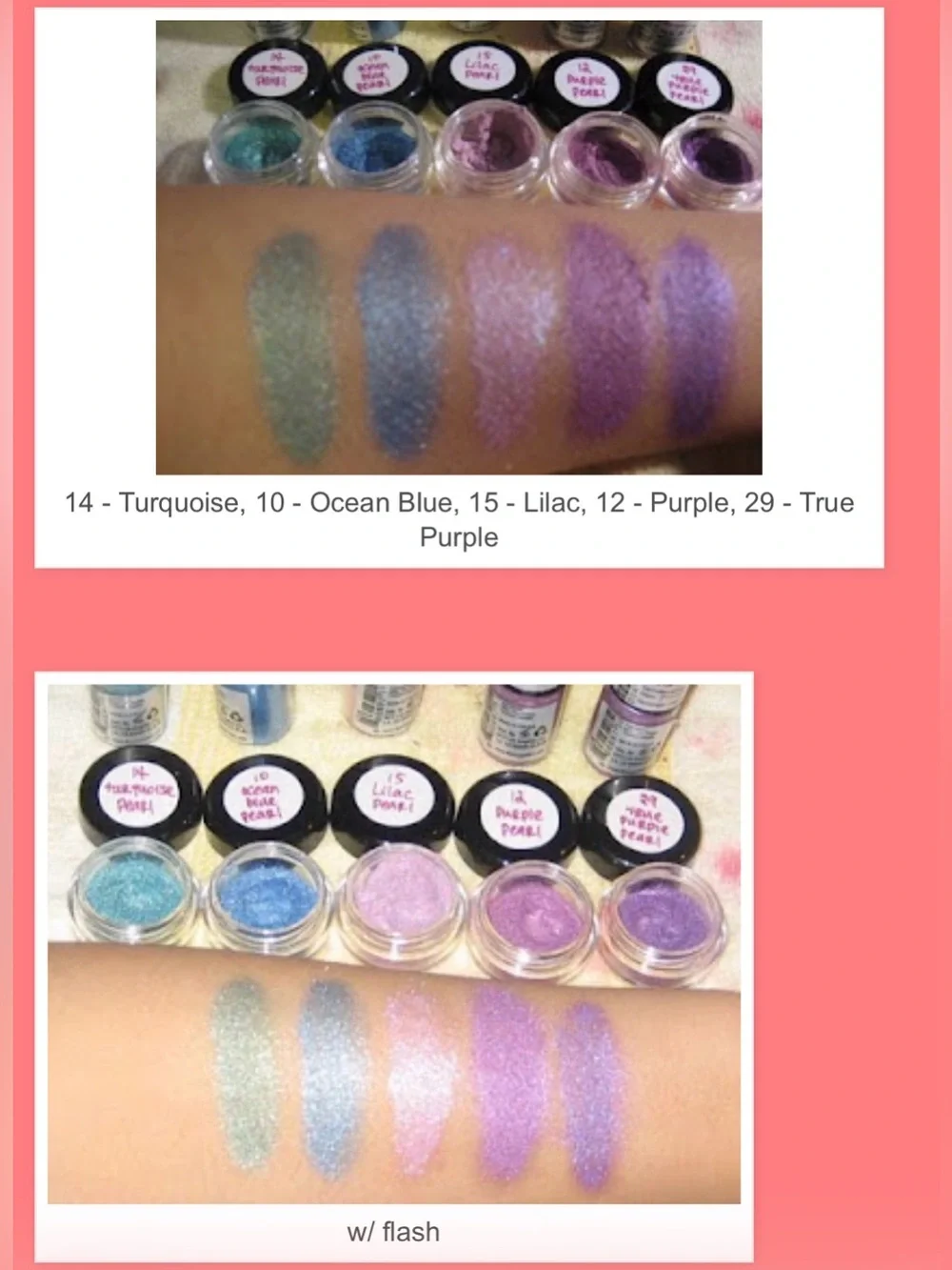 NWT NYX Ultra Pearl Mania Loose Powder Eye Shadow - Lilac Pearl LP15